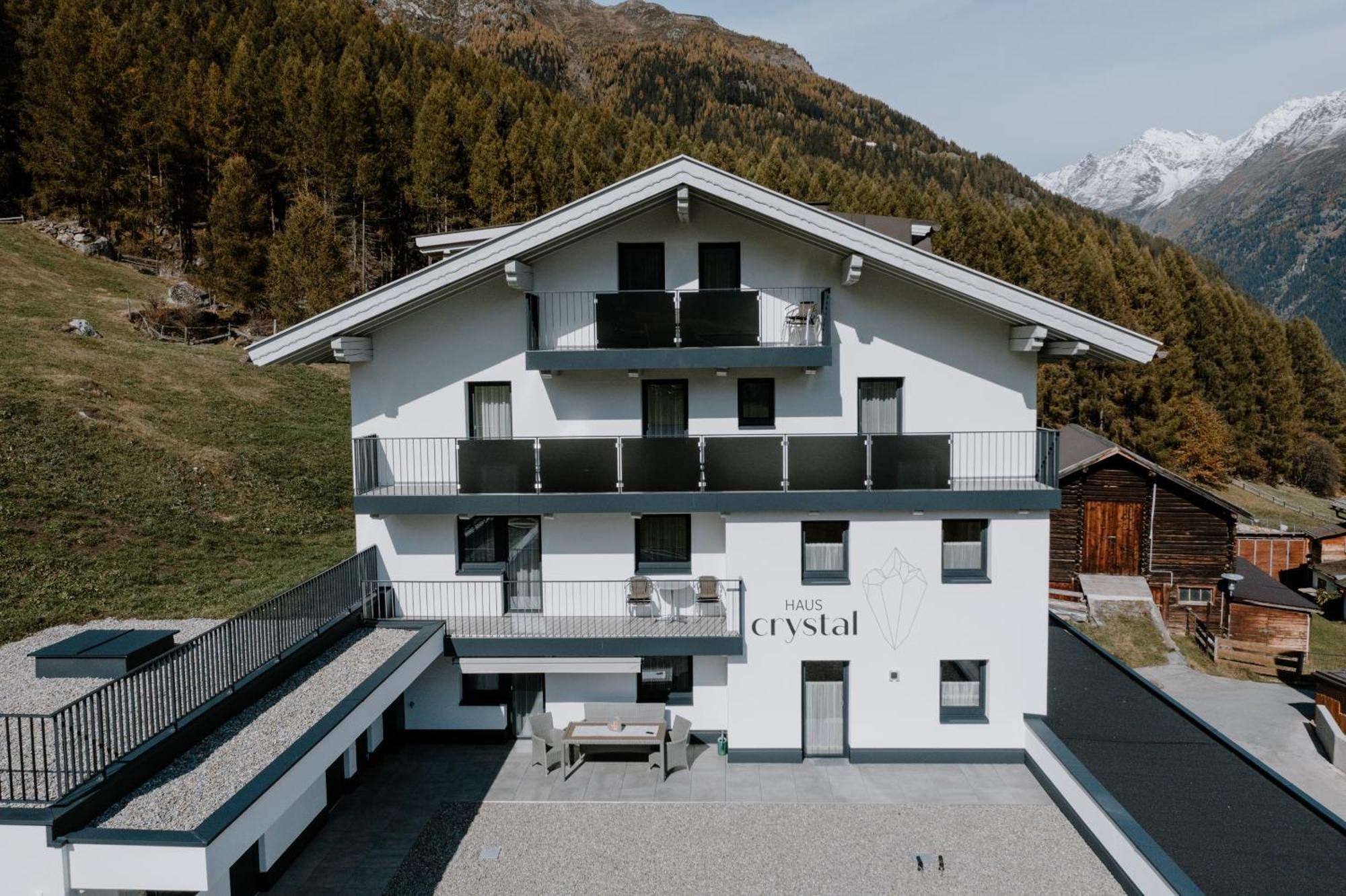 Ferienwohnung Haus Crystal Sölden Exterior foto