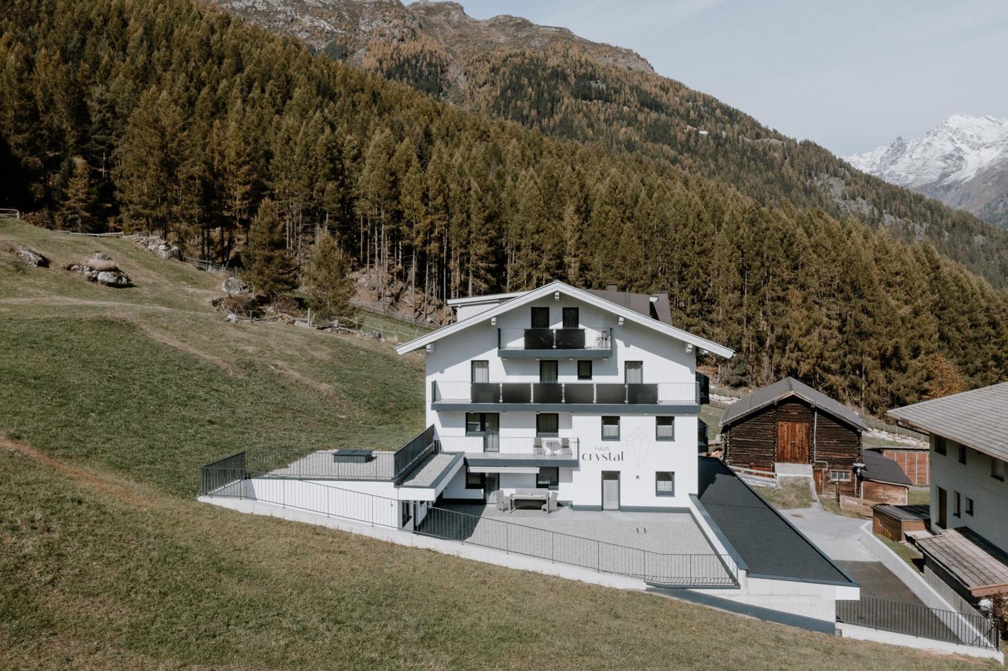 Ferienwohnung Haus Crystal Sölden Exterior foto